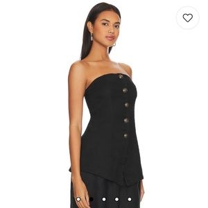 Between Us Tube Top in Black